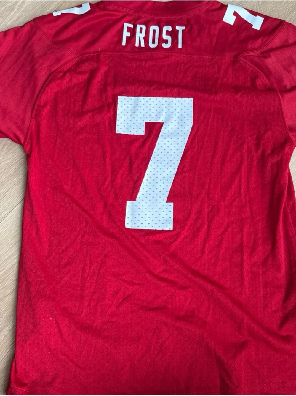 Adidas Men’s Red Huskers #7 Football Jersey- NWT